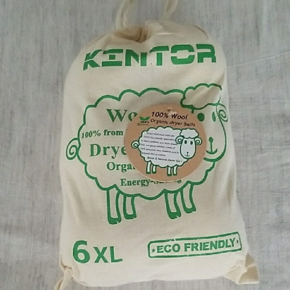 Eco-Friendly Wool Dryer Balls - Natural